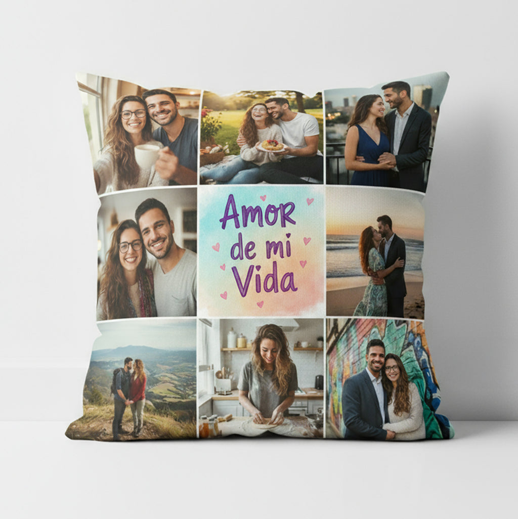 Cojin Cuadrado con Fotos