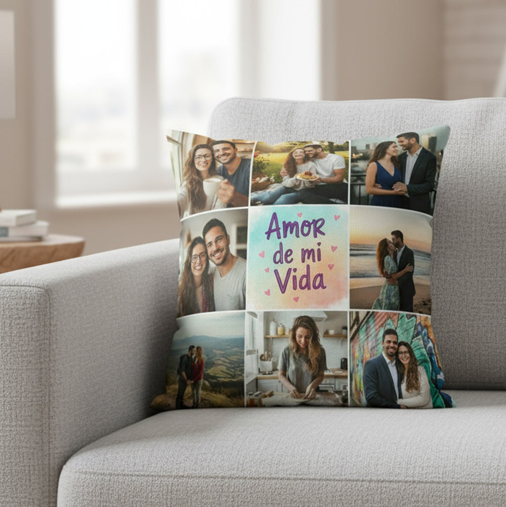 Cojin Cuadrado con Fotos