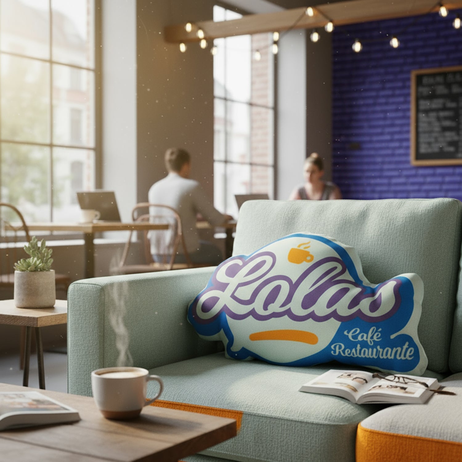 Cojin Logotipo Personalizado